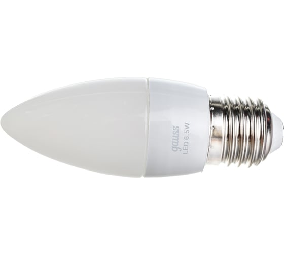 Лампа Gauss LED Candle E27 6.5W 100-240V 2700К SQ 103102107