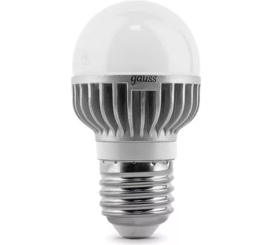 Светодиодная лампа Gauss LED Globe 6W E27 4100K EB105102206 1
