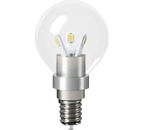 Светодиодная лампа Gauss LED Globe Crystal Clear 3W E14 4100K HA105201203