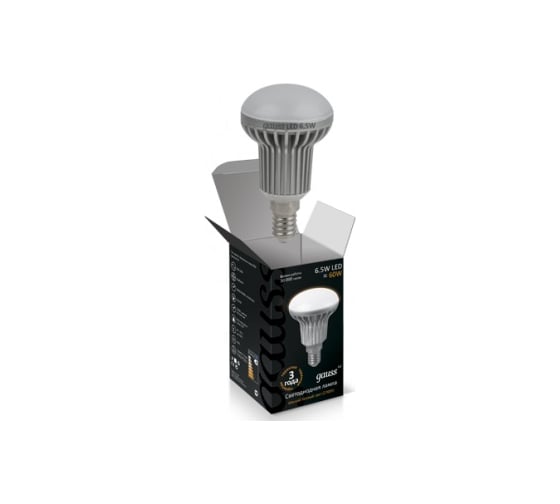 Зеркальная лампа Gauss LED R50 E14 6.5W 2700K FROST EB106101107