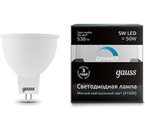 Светодиодная лампа Gauss LED MR16 5W SMD диммируемая EB101505205-D