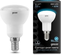 Зеркальная лампа Gauss LED R50 E14 6W 4100K LD106001206