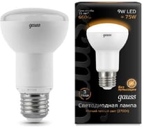 Зеркальная лампа Gauss LED R63 E27 9W 2700K LD106002109