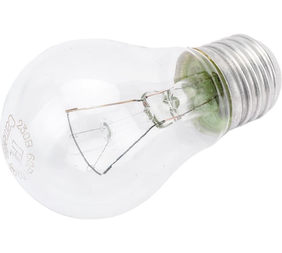Лампа накаливания Camelion 60/A/CL/E27/G (с прозрачной колбой, ЛОН, ГОФРА, Б230-60-6) 15042