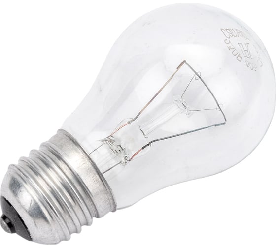 Лампа накаливания Camelion 60/A/CL/E27/G (с прозрачной колбой, ЛОН, ГОФРА, Б230-60-6) 15042
