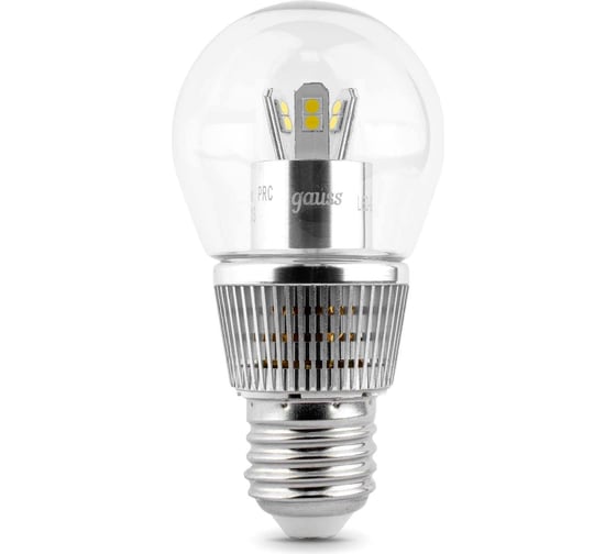 Светодиодная лампа Gauss LED Globe Crystal Clear 7W E27 2700K HA105202107-D