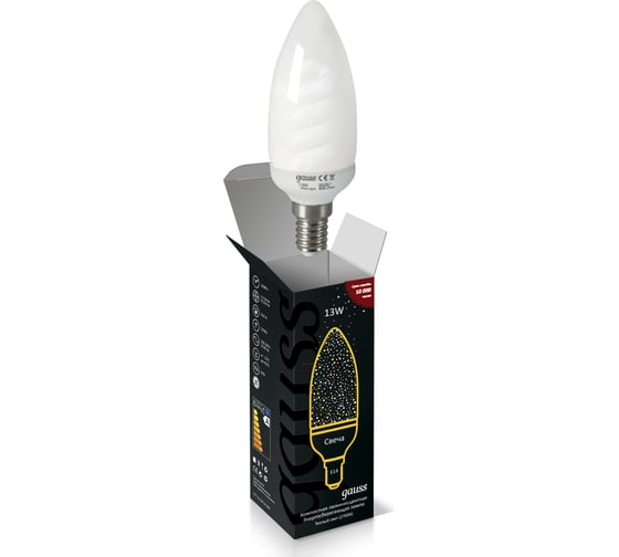 Энергосберегающая лампа Gauss Candle 13W 2700K E14 241113 1