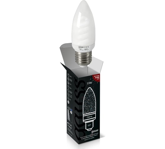 Энергосберегающая лампа Gauss Candle 13W 4200K E27 242213 1