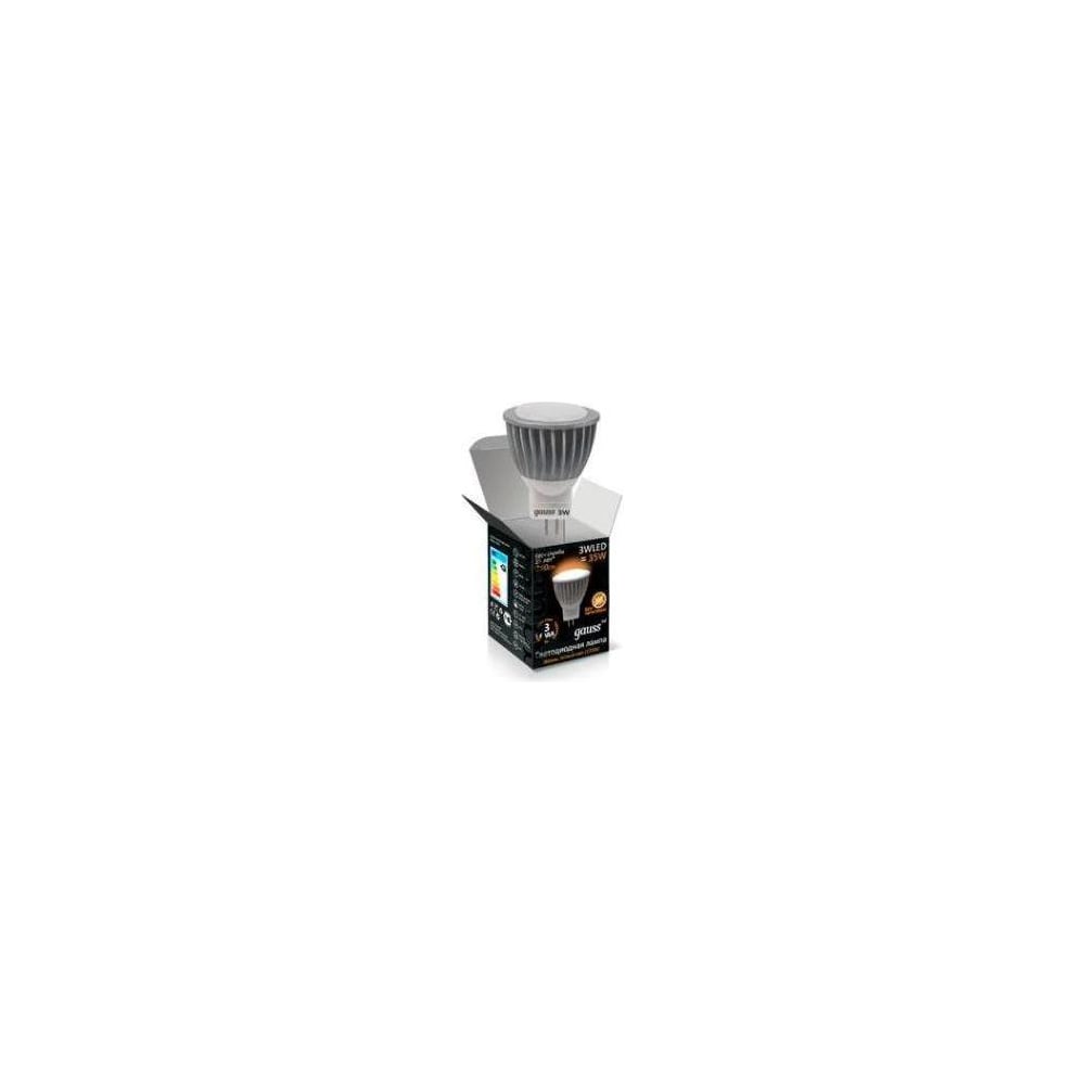 Софитная светодиодная лампа Gauss FROST LED D35x45 3W SMD MR11 GU4 ...