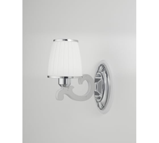 Настенный светильник Moderli Violetta 1 E27 60W хром белый V1130-1W