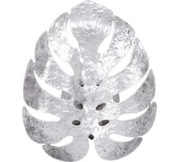 Настенный светильник бра BOGACHO освещение для спальни Monstera Deliciosa серебристого цвета BOGACHO СБН-17/серебро