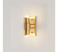 Настенный светильник Moderli Strict латунь, прозрачный V10271-2W