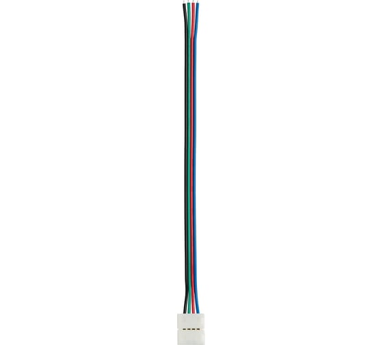 Коннектор TDM ELECTRIC для соединения светодиодной rgb ленты шириной 10 мм с драйвером, (уп. 2 шт), SQ0331-0410