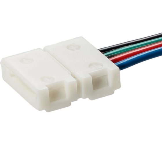 Коннектор TDM ELECTRIC для соединения светодиодной rgb ленты шириной 10 мм с драйвером, (уп. 2 шт), SQ0331-0410
