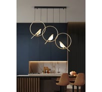 Подвесной светильник Мелодия Света SS5346-3 BK+GD 000057015