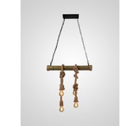 Подвесной светильник Мелодия Света A474-4 BK+BRN 000030576