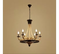Подвесной светильник Мелодия Света A477-6 BK+BRN 000030571