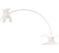 Гибкий штатив RITTER с прищепкой и держателем для светильника белый пластик/металл 56295 5