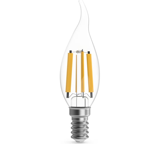 Светодиодная лампа Gauss Filament Свеча на ветру 13W 1150lm 4100К Е14 LED 104801213