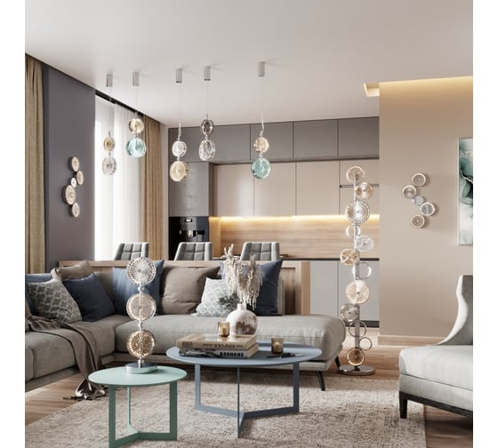 Торшер ODEON LIGHT LED 68W CARAMELLA 5416_68FL