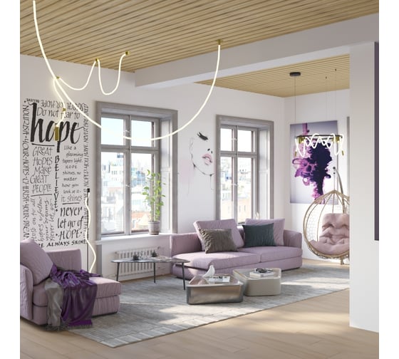 Напольный светильник ODEON LIGHT LED 1*15W CORDA 4398_15FL