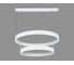 Подвесной светильник Ambrella Light ACRYLICA FA6615 2