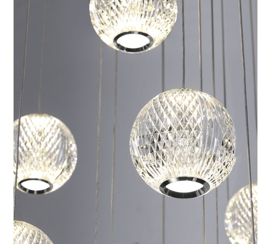 Люстра ODEON LIGHT каскадная LED 120W CRYSTAL 5007_120L