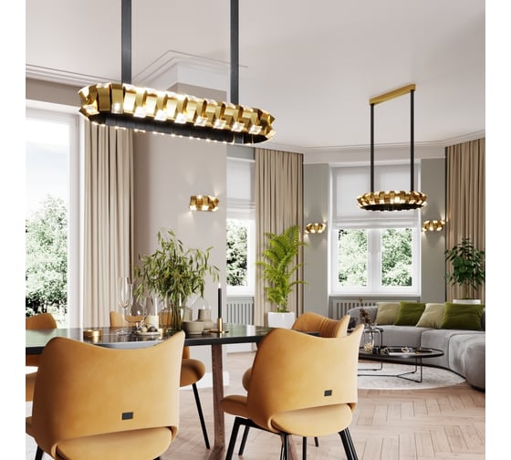 Люстра ODEON LIGHT LED 80W ASTURO 4993_80L