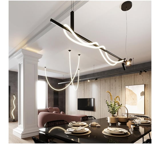 Подвесной светильник ODEON LIGHT LED 1*40W CORDA 4391_40L