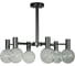 Люстра на штанге LOFT IT Tiara 10045/6 Black 1