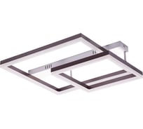 Потолочная светодиодная диммируемая люстра RITTER ECLIPSE с ДУ 3 режима 88Вт 30м2 белый/коричневый 52088 1