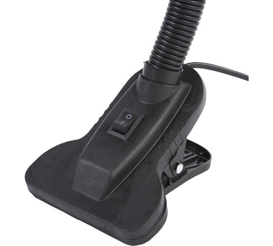 Настольный светильник GLANZEN Е27 на прищепке черный DL-0001-40-C-black КА-00008679