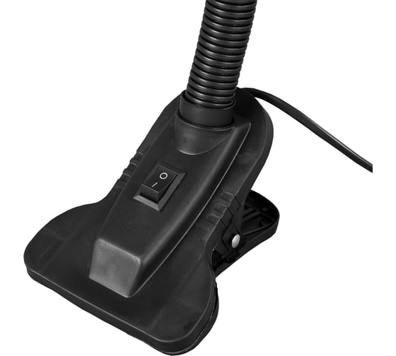 Настольный светильник GLANZEN Е27 на прищепке белый DL-0001-40-C-white КА-00008680
