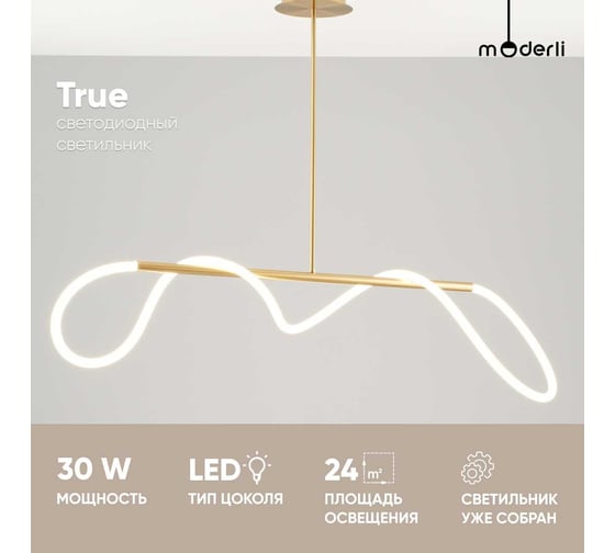 Светильник на штанге Moderli TRUE V4082-PL