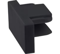 Трековая заглушка торцевая RITTER Artline пластик черный 23120 6