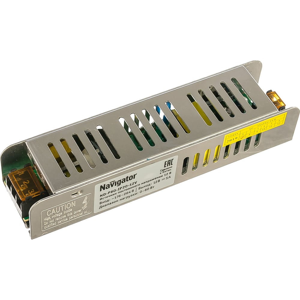 Драйвер Navigator 71 465 ND-P60-IP20-12V 71465 - выгодная цена, отзывы ...