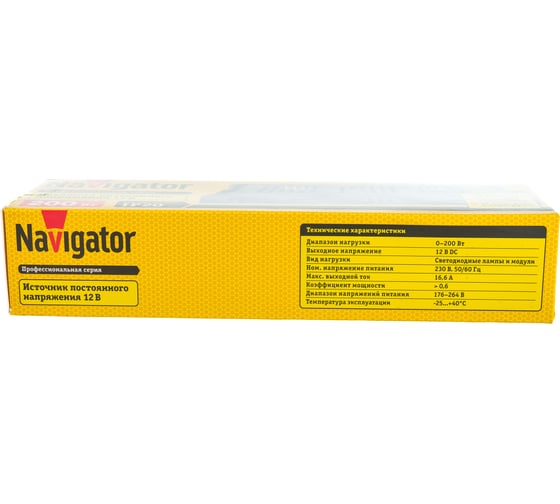 Драйвер Navigator 71 468 ND-P200-IP20-12V 71468