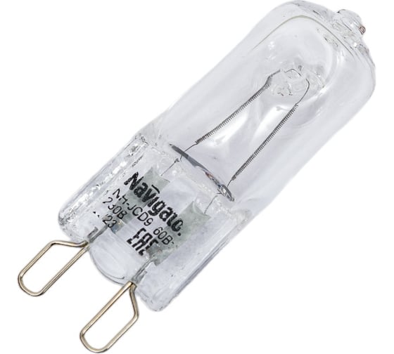 Галогенная лампа Navigator 94 216 JCD9 60Вт clear G9 230В 2000h 94216