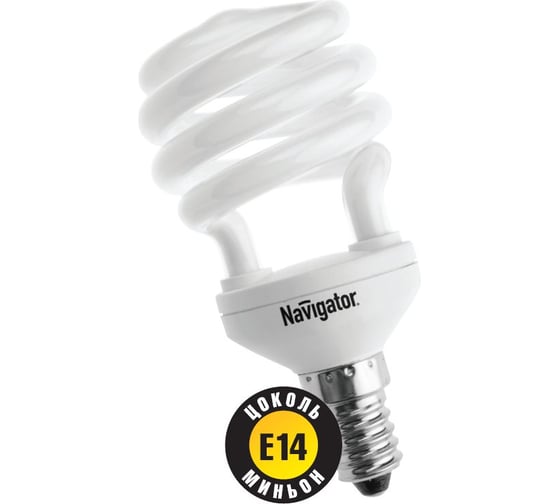 Энергосберегающая лампа Navigator 94 045 NCL-SH10-15-840-E14 4607136940451 147050 1