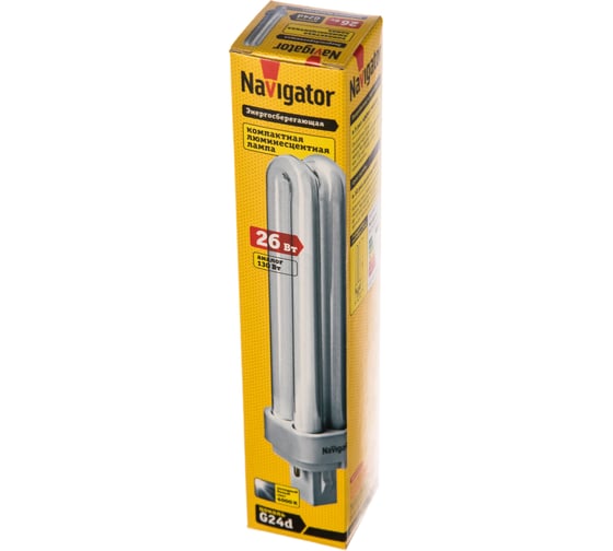 Люминесцентная лампа Navigator 94 076 NCL-PD-26-840-G24d 94076