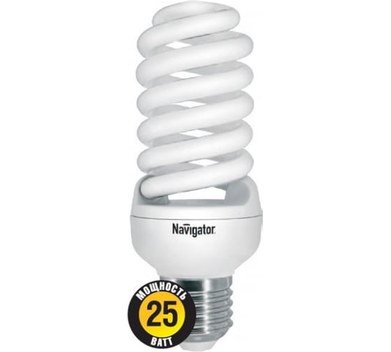 Энергосберегающая лампа Navigator 94 356 NCLP-SF-25-840-E27 4607136943568 275478