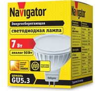 Светодиодная лампа Navigator 94 244 NLL-MR16-7-230-3K-GU5.3 4607136942448 94244