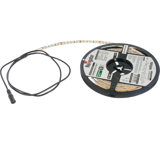 Лента Navigator СД 71 405 NLS-3528G60-4.8-IP65-12V R5 5 м 71405