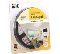 Светодиодная лента IEK ECO LED LSR-3528WW60-4.8-IP65-12V уп.5м тепл. бел. LSR1-1-060-65-1-05 302227