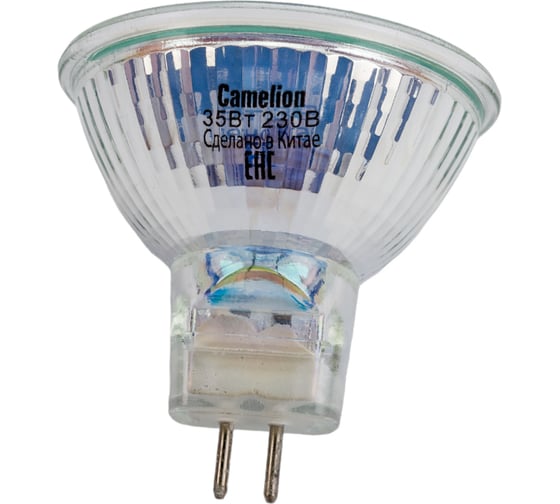 Галогенная лампа с защитным стеклом JCDR 35W 220V 50mm COOL Camelion 11469