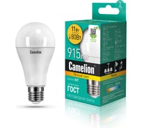 Светодиодная лампа 11Вт 220В Camelion LED11-A60/830/E27 12035
