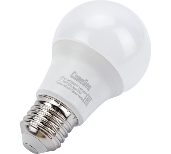 Светодиодная лампа 11Вт 220В Camelion LED11-A60/830/E27 12035