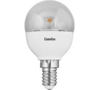 Светодиодная лампа 5.5Вт 220В Camelion LED5.5-G45-CL/830/E14 11852