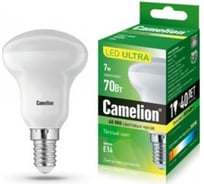 Светодиодная лампа 7Вт 220В Camelion LED7-R50/830/E14 12037