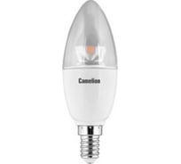 Светодиодная лампа 7.5Вт 220В Camelion LED7.5-C35-CL/830/E14 11955